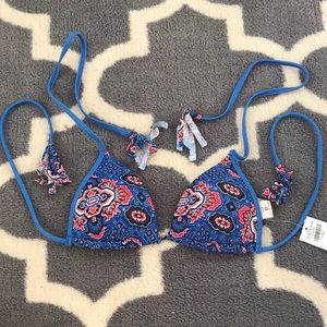 Triangle bikini top